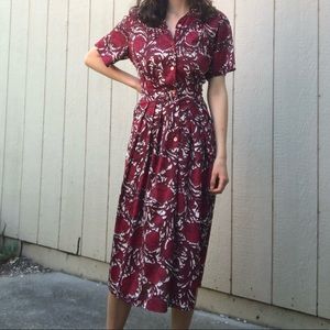 Vintage 50s Red Dress